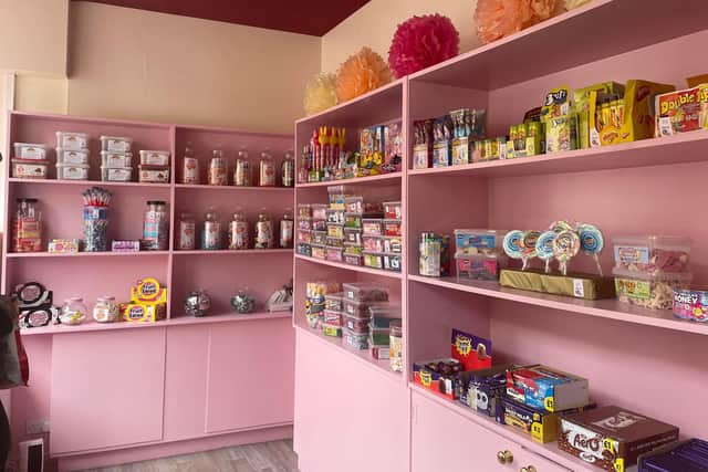 The new Dixie Mix Tuck Shop in High Street, Wainfleet.