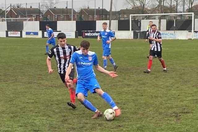 Brigg Towqn CIC were beaten 2-0 by Horncastle Town in the Lincs League. Photo: Lee Fielden