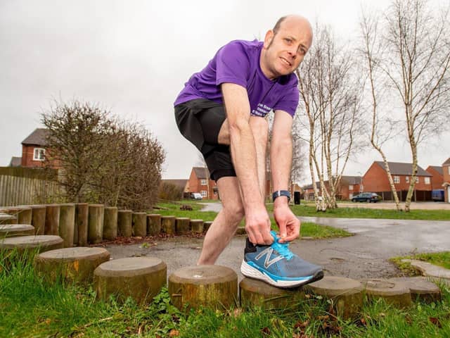 Simon Greenfield is running an ultramarathon in memory of his mum. EMN-220803-162800001