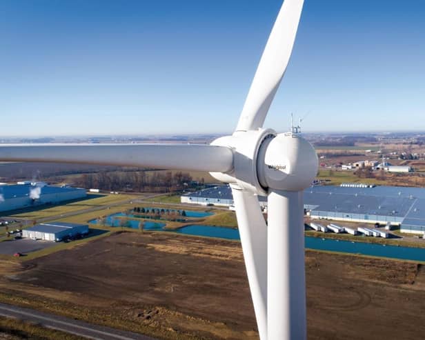 A wind farm that powers one of Whirlpool’s factories in the US. EMN-220803-094547001