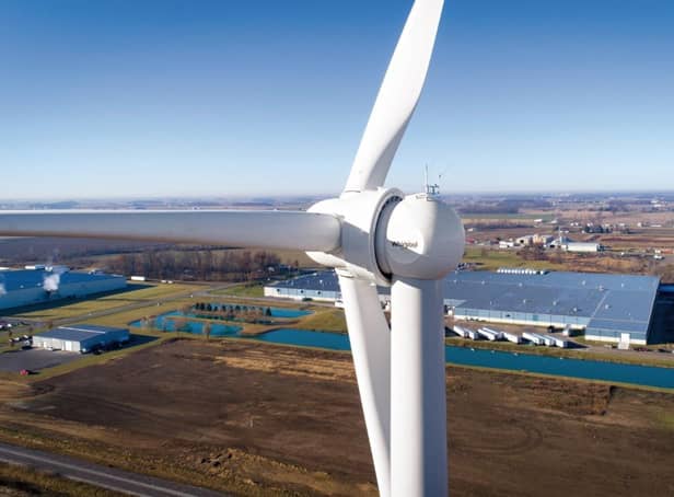 A wind farm that powers one of Whirlpool’s factories in the US. EMN-220803-094547001