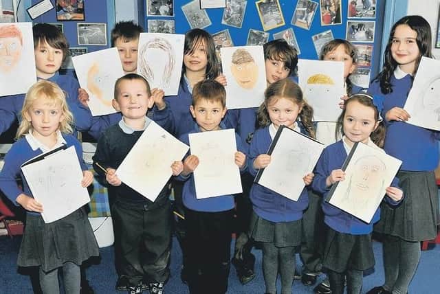 Pupils from Reception and Years One, Three and Four at Welbourn Primary School.