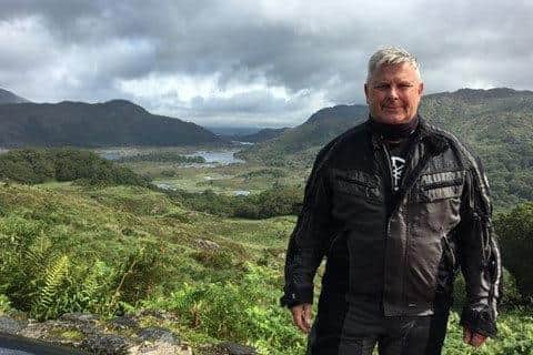 Stewart Bell was "a gentleman, a romantic and a joker" according to family after he was killed last year when his motorcycle was struck by Natalia Remizovsky's car on Easter Sunday, 2021 near Belton Garden Centre. EMN-221003-161533001