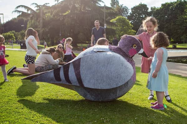 Don’t miss Mr & Mrs Pigeon at RiverLight Festival! Photo: Chuck Douglas EMN-221003-170610001