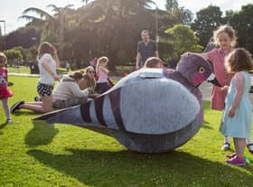 Don’t miss Mr & Mrs Pigeon at RiverLight Festival! Photo: Chuck Douglas EMN-221003-170610001