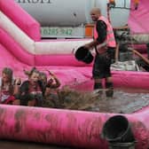 Ebonie taking part in a tough mudder event.