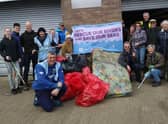 Volunteers pictured at a recent litter-pick event along the River Witham organised by Boston River Care.