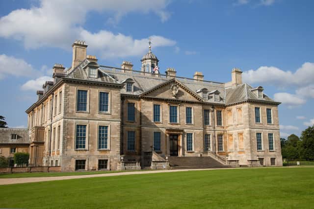 The south front at Belton House, Lincolnshire. The house was built in the 1680s and its designer is thought to be William Winde. Photo: National Trust Images/Megan Tay EMN-221103-181324001