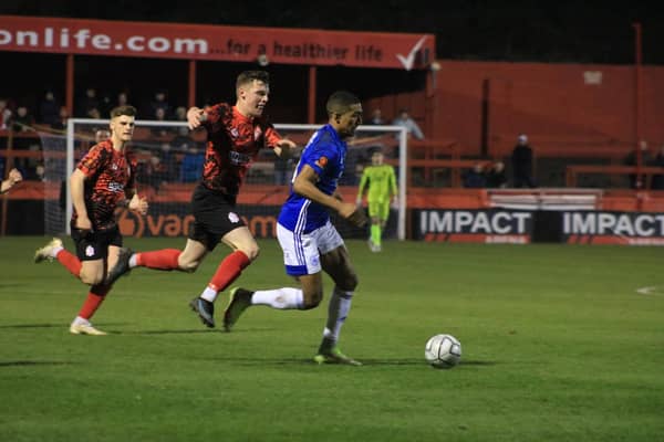 Alfreton Town v Boston United. Photo: Oliver Atkin