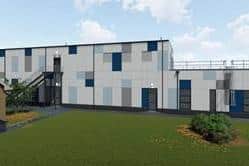 An impressions of how the finished theatres will look at Grantham Hospital. EMN-220316-154413001