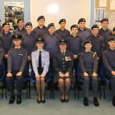 The latest intake of Sleaford Air Cadets at their graduation event. EMN-220321-105447001