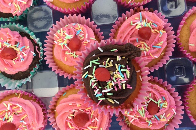 The cakes were shared by pupils at Hogsthorpe Primary School.