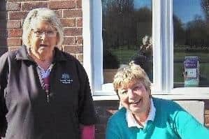 Pat Couture with Barbara Vipond.