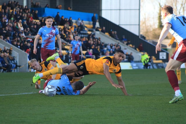 Boston United v Gateshead. Photo: OLliver Atkin