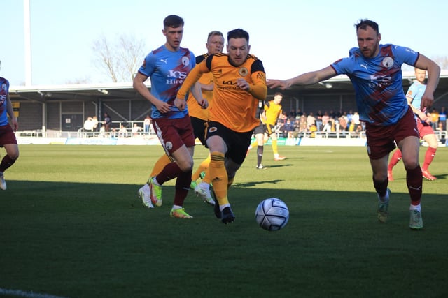 Boston United v Gateshead. Photo: Oliver Atkin