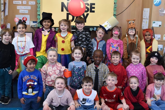 Pupils at Gosberton Academy had fun supporting Comic Relief on Friday.