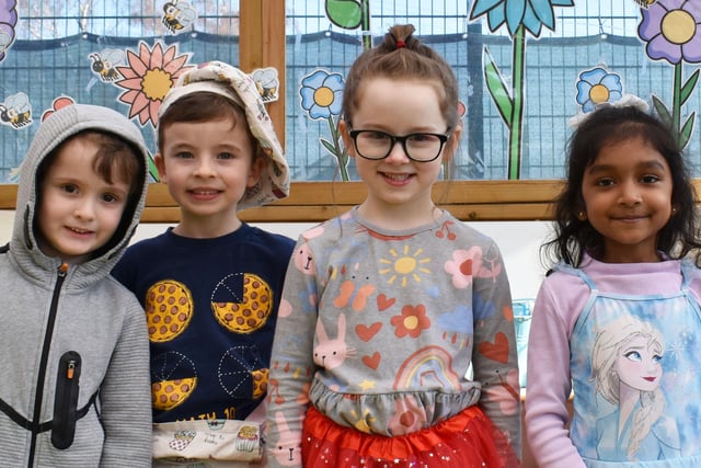 Gosberton Academy youngsters pictured on Red Nose Day.
