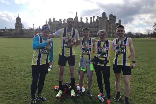 Runners at Burghley House.