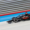 Jack Harvey in his Hy-Vee Honda during the NTT IndyCar Series XPEL 375 at Texas Motor Speedway. (Photo by James Gilbert/Getty Images)