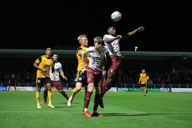 Burrow in action against York in October. Photo: Oliver Atkin