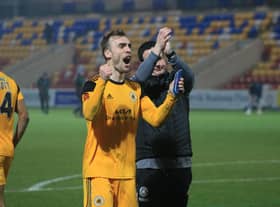 York City v Boston United. Photo: Oliver Atkin