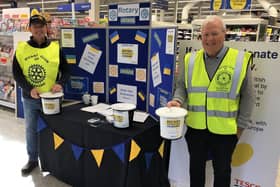 Collecting at Tesco in Sleaford.