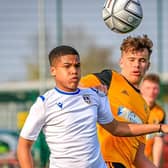 Boston United U19s v Guiseley U19s. Photo: David Dales