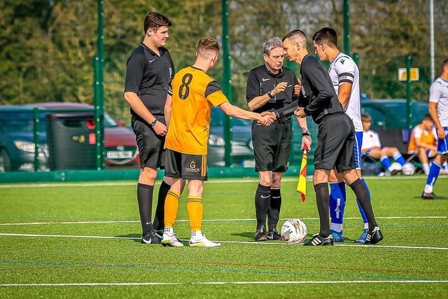 Boston United U19s v Guiseley U19s. Photo: David Dales