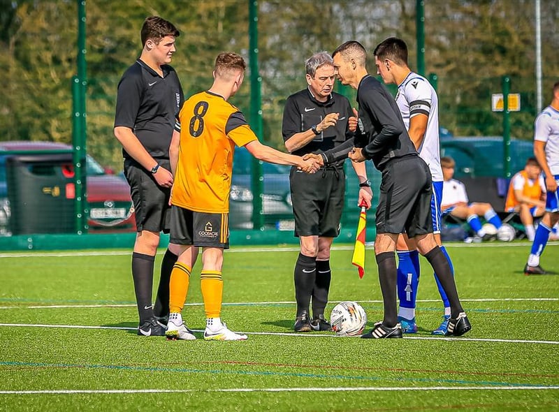 Boston United U19s v Guiseley U19s. Photo: David Dales