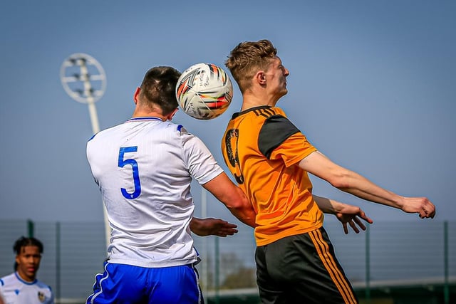 Boston United U19s v Guiseley U19s. Photo: David Dales