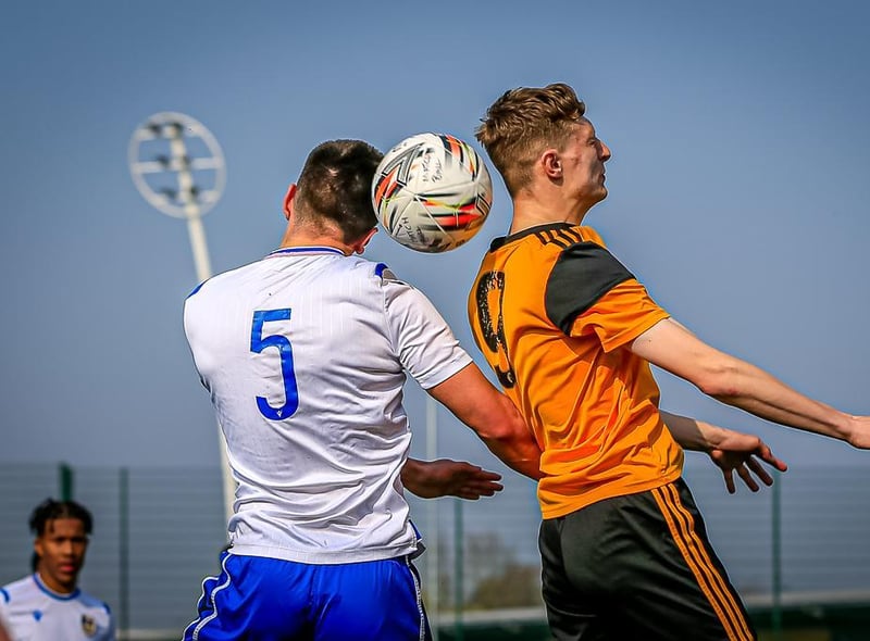Boston United U19s v Guiseley U19s. Photo: David Dales