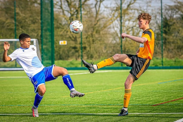 Boston United U19s v Guiseley U19s. Photo: David Dales