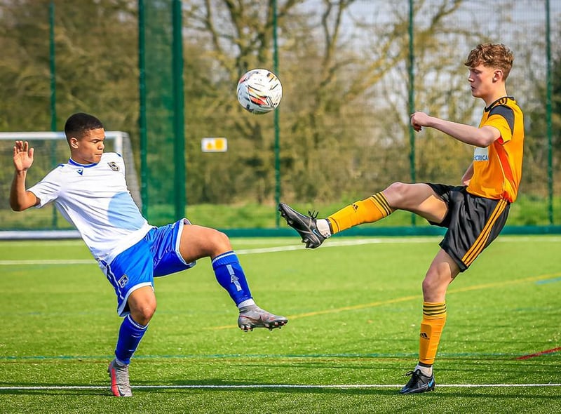 Boston United U19s v Guiseley U19s. Photo: David Dales