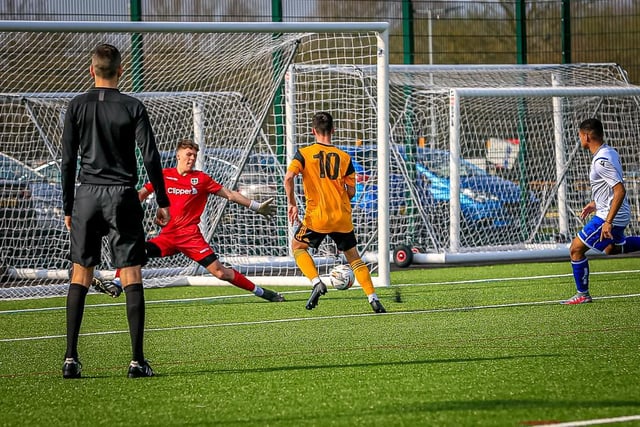 Boston United U19s v Guiseley U19s. Photo: David Dales