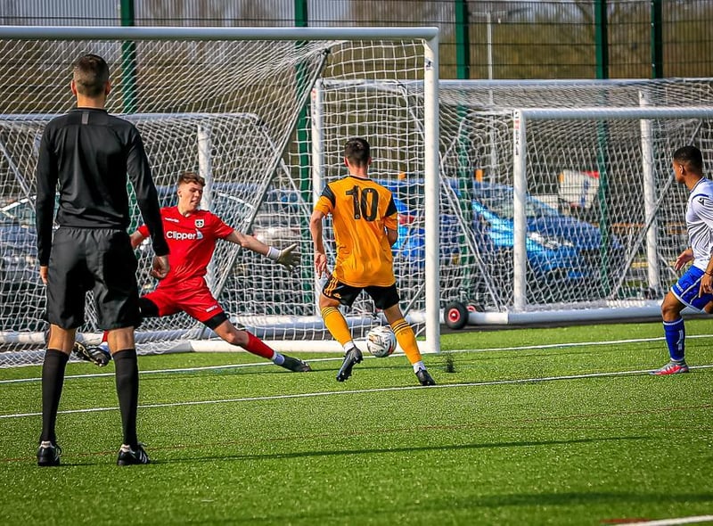 Boston United U19s v Guiseley U19s. Photo: David Dales