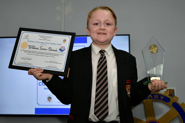 Rotary Club Children of Courage Award winner - William Swan-Dennis EMN-220324-112124001