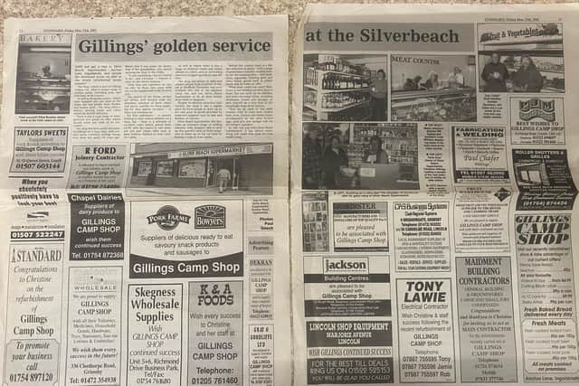 The store made the headlines in the Standard 20 years ago when Christine Gillings had it refurbished.