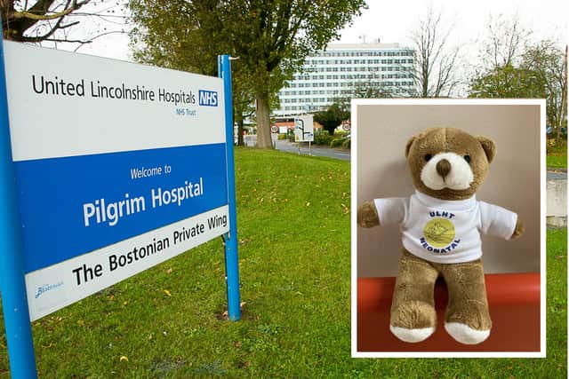 The teddy bears act as a memento of a baby's time in the neonatal unit.