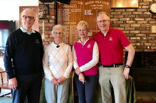 Lady Captain Lynn Worthington, Val Simpson, Stewart Pikett and Simon Cooper finished first.