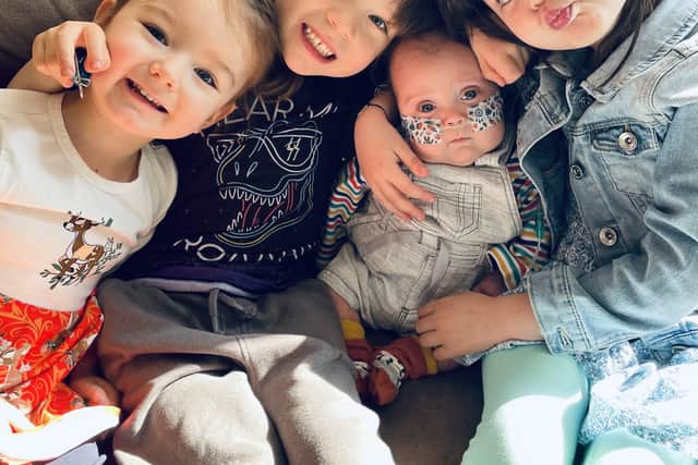 Luna-Grace, Hunter, Grayson and Scarlett Bagshaw EMN-220328-095322001