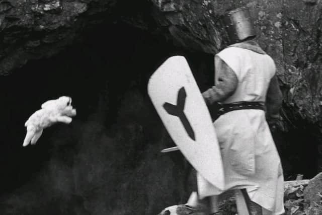The killer rabbit scene from Monty Python's Holy Grail.