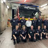 Horncastle fire stationss firefighters are embarking on a challenge that will take them from Waddington to Horncastle raising funds for the Firefighters Charity and Cancer Research UK, two causes close to all their hearts. EMN-220104-110649001