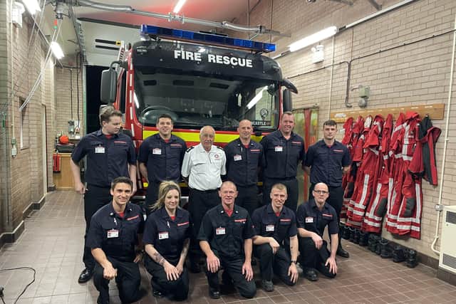 Horncastle fire stationss firefighters are embarking on a challenge that will take them from Waddington to Horncastle raising funds for the Firefighters Charity and Cancer Research UK, two causes close to all their hearts. EMN-220104-110649001