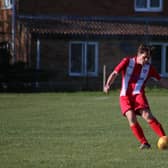 Former Horncastle Town player Andrew Bullivant scored for Nettleham. Photo: Oliver Atkin