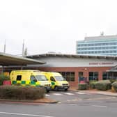 Pilgrim Hospital, Boston. Stock image