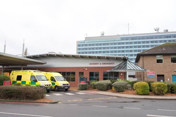 Pilgrim Hospital, Boston. Stock image