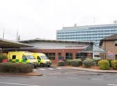 Pilgrim Hospital, Boston. Stock image