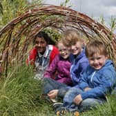 Youngsters enjoy fun activities at a previous event at RSPB Frampton Marsh. Photo by Neil Smith.