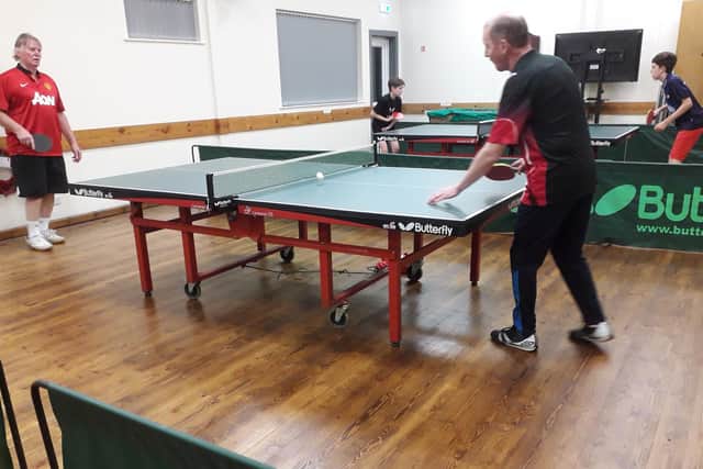 You can enjoy table tennis at Market Rasen.