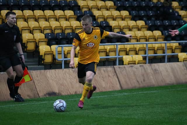 Terry Hawkridge has since left Boston United. Photo: Oliver Atkin